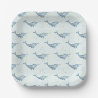 Zee Unicorn Narwhal Papieren Bordje