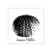 Zee Urchin Custom Name Signature Wood Art Rubberstempel (Afrduk)