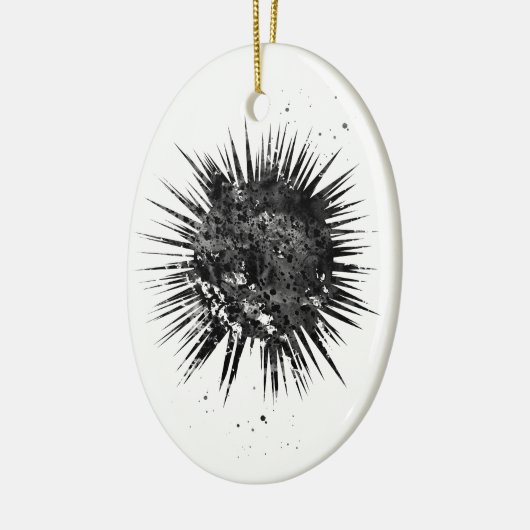 Zee Urchin Keramisch Ornament (Links)