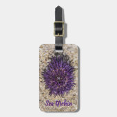 Zee Urchin Ocean Beach Vakantie Zomer Souvenir Bagagelabel (Voorkant verticaal)