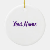 Zee Urchin Ocean Beach Vakantie Zomer Souvenir Keramisch Ornament (Achterkant)