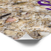 Zee Urchin Ocean Beach Vakantie Zomer Souvenir Perfect Poster (Hoek)