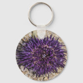 Zee Urchin Ocean Beach Vakantie Zomer Souvenir Sleutelhanger (Voorkant)