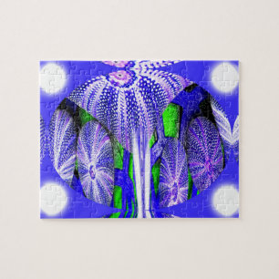 Zee-urchinen in moonlicht legpuzzel