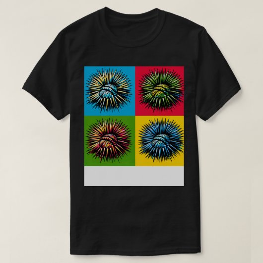 Zee Urchins Art Trendy Marine Life T-shirt (Design voorkant)