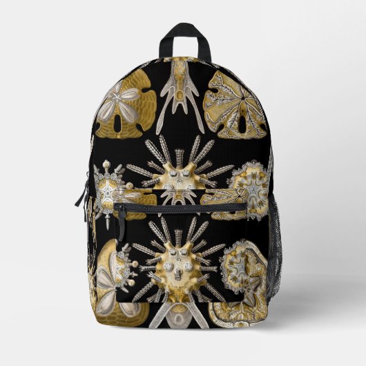  Zee Urchins Zanddollars van Ernst Haeckel Bedrukte Rugzak (Voorkant)
