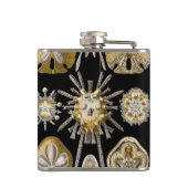 Zee Urchins Zanddollars van Ernst Haeckel Heupfles (Achterkant)