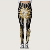  Zee Urchins Zanddollars van Ernst Haeckel Leggings (Voorkant)