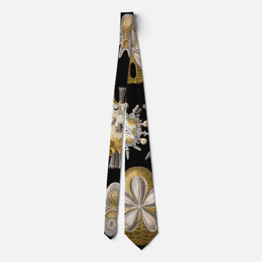 Zee Urchins Zanddollars van Ernst Haeckel Stropdas (Achterkant)