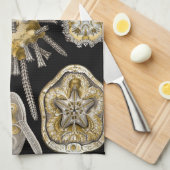  Zee Urchins Zanddollars van Ernst Haeckel Theedoek (Quarter Fold)