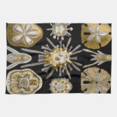  Zee Urchins Zanddollars van Ernst Haeckel Theedoek (Horizontaal)