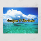 Zee van Antigua en Barbuda Briefkaart (Voorkant)