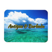 Zee van Antigua en Barbuda Magneet (Horizontaal)
