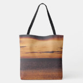 Zee van Beaufort Arctic Coast Oliktok Ocean Sunset Tote Bag (Achterkant)