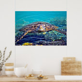 Zee van Big Island - Poster (Keuken)
