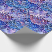 Zee van Blue Hydrangeas Flowers Gift Wrap Cadeaupapier (Hoek)
