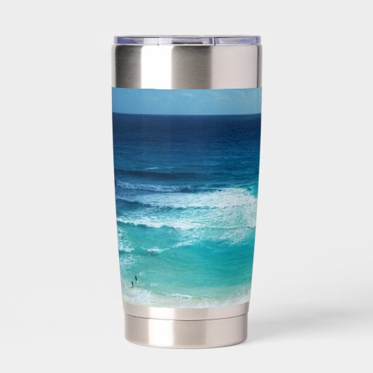 Zee van Cancun Geïsoleerde Drinkbeker (Voorkant)