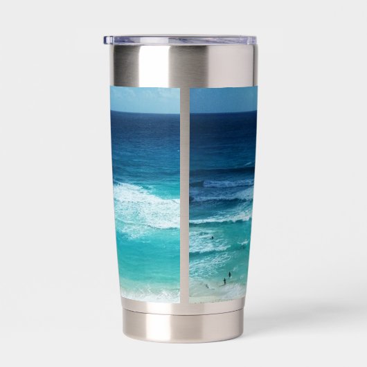 Zee van Cancun Geïsoleerde Drinkbeker (Rechts)