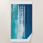 Zee van Cancun Strandlaken (Voorkant)