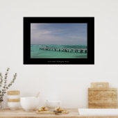 Zee van carriboon poster (Keuken)