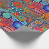 Zee van cellen cadeaupapier (Hoek)