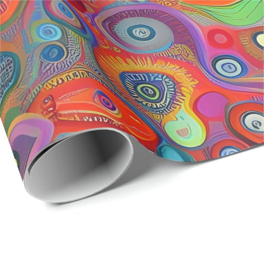 Zee van cellen cadeaupapier (Rol Hoek)