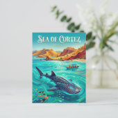 Zee van Cortez Mexico Briefkaart (Staand voorkant)