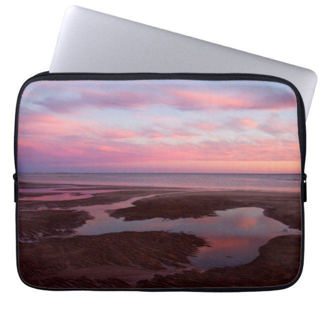 Zee van Cortez te Dusk Laptop Sleeve (Voorkant)