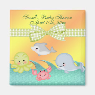 Zee van de Baby van de kaak Creëer Baby shower Magneet