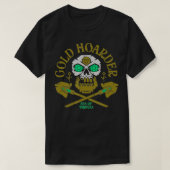 Zee van de goudkoorts Emerald Skull Crossed T-shirt (Design voorkant)