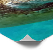 Zee van de Hawaii-eilanden Poster (Hoek)