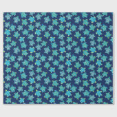 Zee van de oceaan cadeaupapier (Vlak)