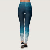 Zee van de oceaan onder het Zee Leggings (Achterkant)