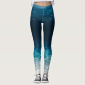 Zee van de oceaan onder het Zee Leggings (Voorkant)