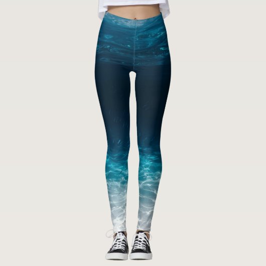 Zee van de oceaan onder het Zee Leggings (Voorkant)