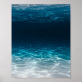 Zee van de oceaan onder het Zee Poster (Voorkant)