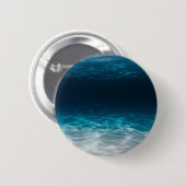 Zee van de oceaan onder het Zee Ronde Button 5,7 Cm (Voorkant /achterkant)