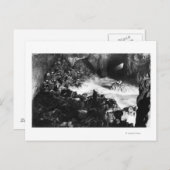 Zee van de oregonkusten met leeuw Binnenste Uitzic Briefkaart (Voorkant / Achterkant)