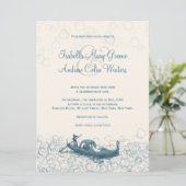 Zee van de Uitnodiging van het Liefde Wedding (Staand voorkant)