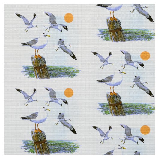 Zee van de vogelwateren stof (Swatch)