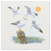 Zee van de vogelwateren stof (Close Up)