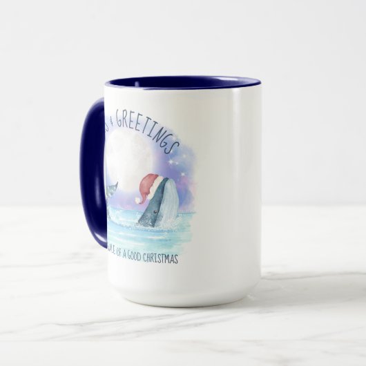 Zee van de walviskerstkerstkerstkerstman, Waterver Mok (Voorkant links)