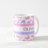 Zee van de walvismonogram - Nautraal geluid Koffiemok (Voorkant rechts)