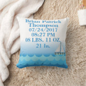 Zee van de waterzee Rooster Sailing Baby Boy Birth Kussen (Deken)