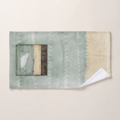 Zee van de zeescheepvaart op de Narwhale Whale uni Handdoek (Handdoek)