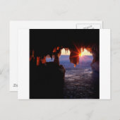 Zee van de zon Caves Apostle Islands Wisconsin Briefkaart (Voorkant / Achterkant)