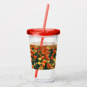 Zee van Firey Flowers Acryl Drinkbeker (Achterkant)