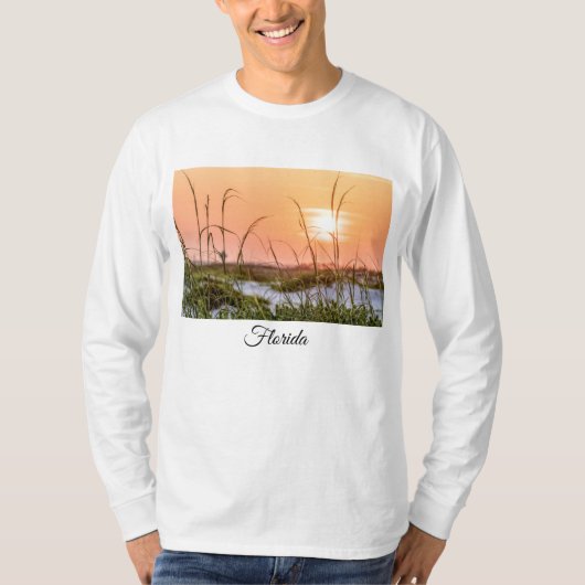 Zee van Florida Oats Sunrise Long Sleeve Shirt (Voorkant)