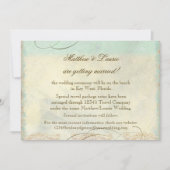 Zee van Florida Turtle Modern Kustoever Save The Date (Voorkant)