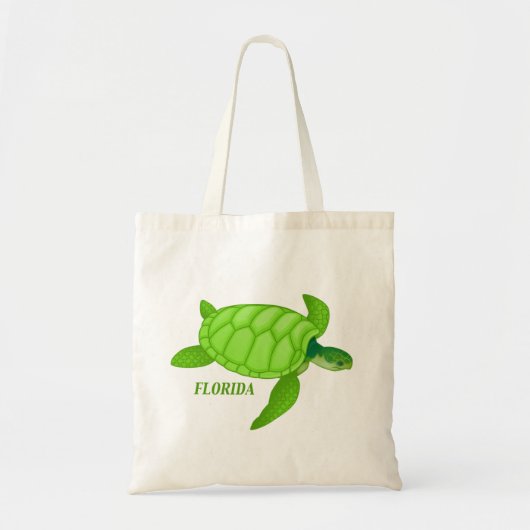 Zee van Florida Turtle Tas. Tote Bag (Voorkant)